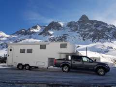 Homar Wohnsattelmobil Caravane à sellette