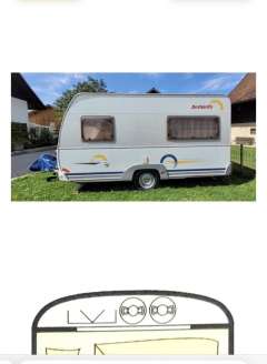 Dethleffs 40 new line Db Wohnwagen