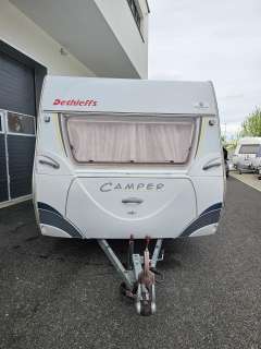 Dethleffs Camper 450db mit Franz&ouml;sischbett, Mover! Wohnwagen