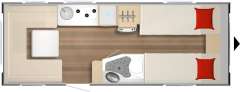B&uuml;rstner Averso Harmony Line 535 TL Wohnwagen