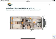 Carado T447 Teilintegriert