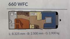 Hobby 660 WFC Prestige Caravane