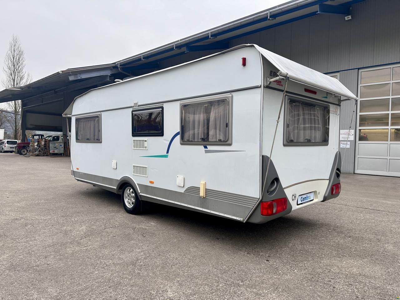 Hymer 540A - Längsbetten - Schutzdach