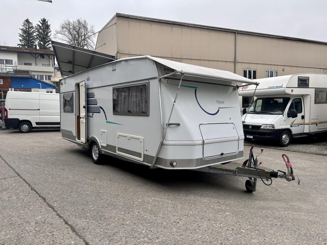 Hymer 540A - Längsbetten - Schutzdach
