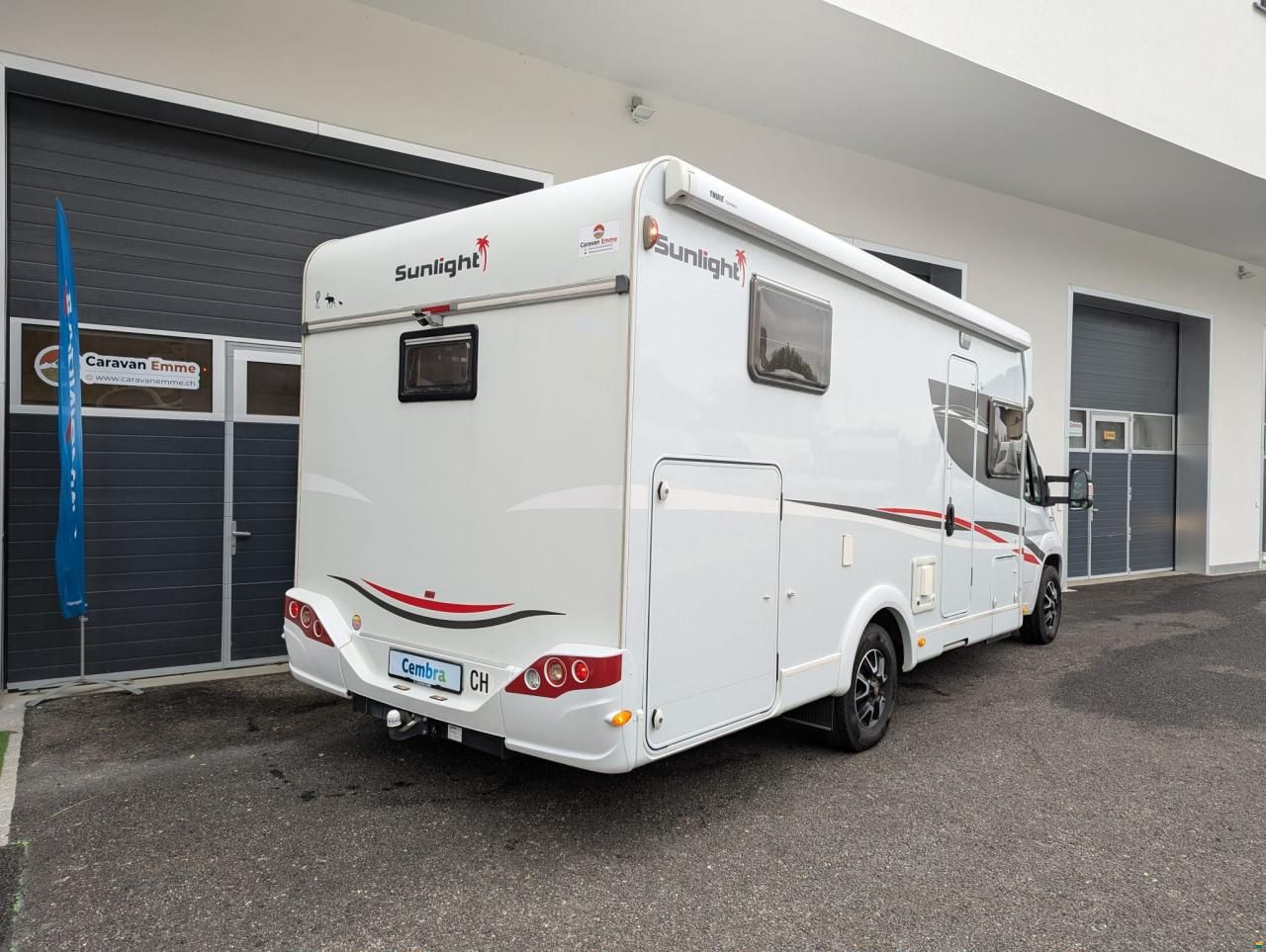 Sunlight T 67 mit Einzelbett, Automat!