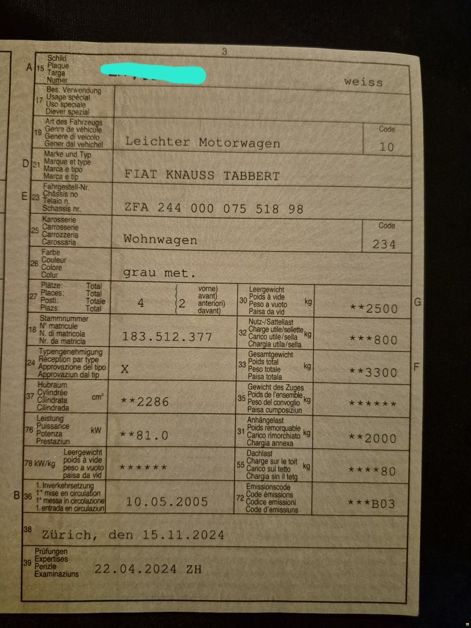 Fiat Ducato 2.3 JTD 15