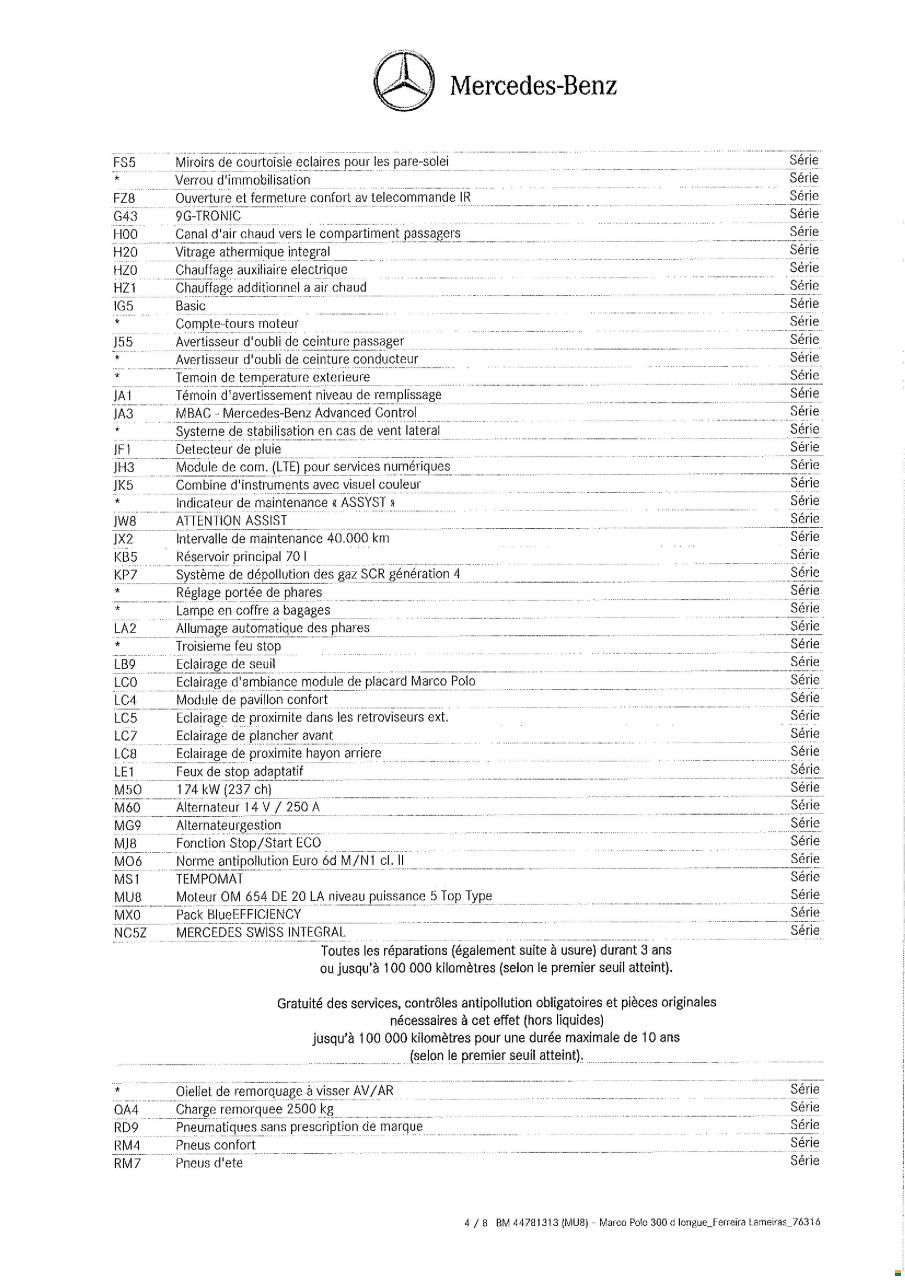 Mercedes Benz Marco Polo 300D 4M