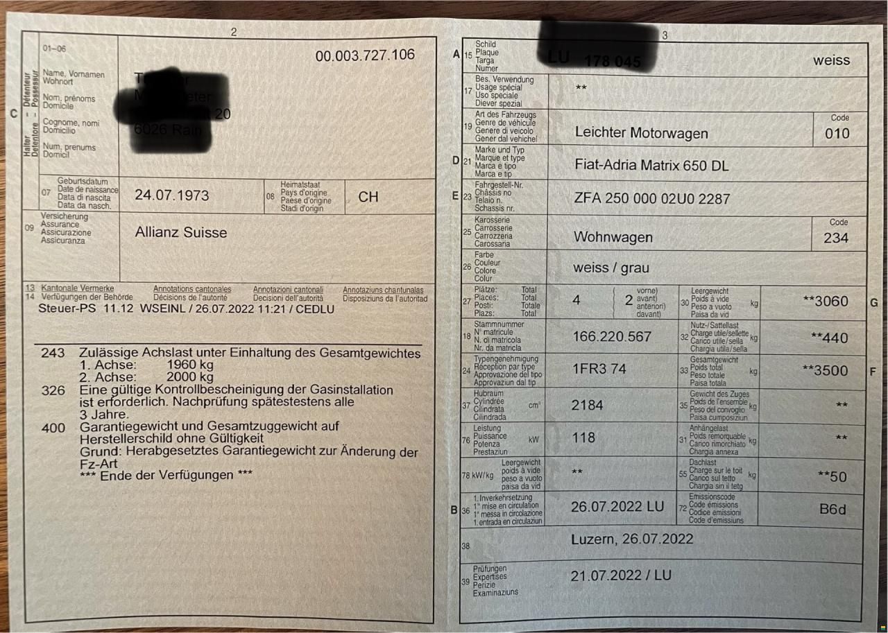 Adria Matrix Plus 650 DL