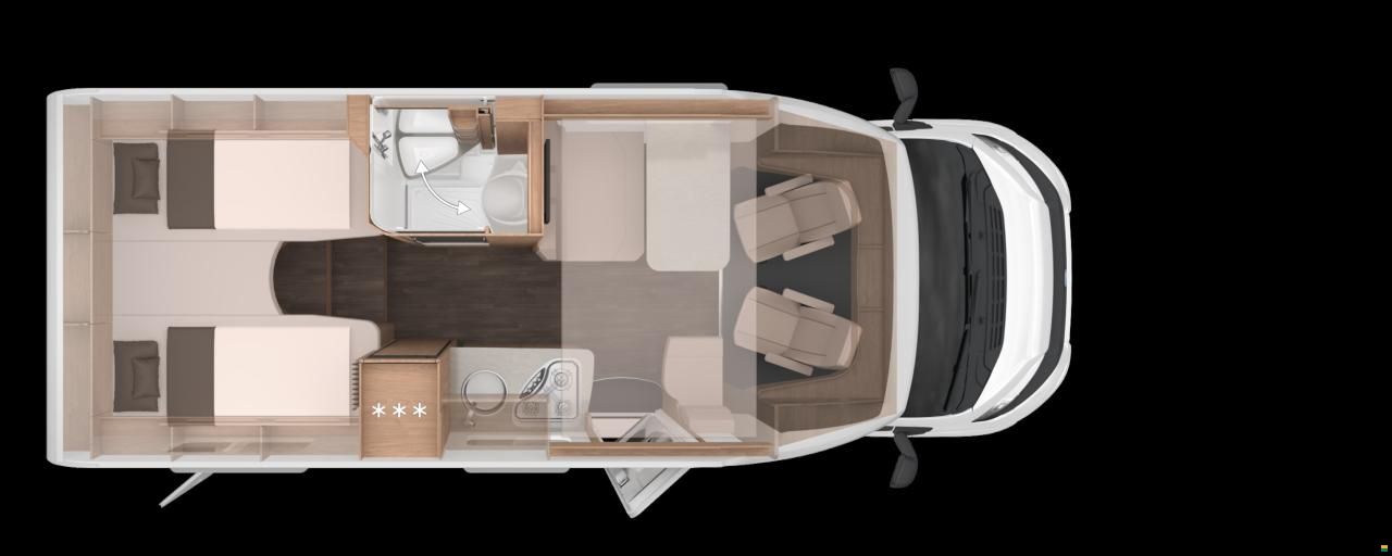 Knaus Live Wave 650MEG BLACK Selection