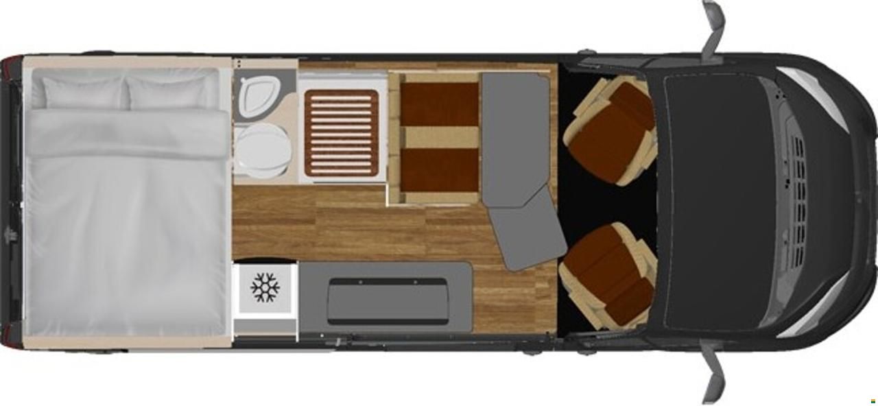 Megamobil Mega Classic 600 S Hubbett MAN 163 PS