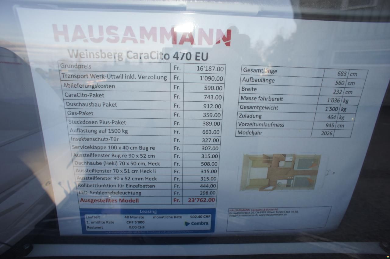 Weinsberg CaraCito 470 EU