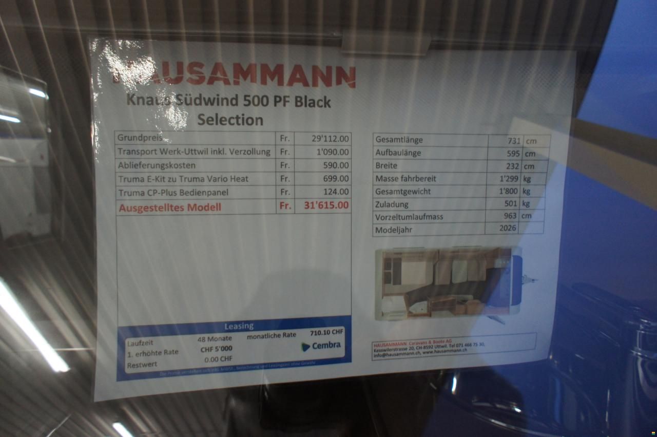 Knaus Südwind 500 PF Black Edition