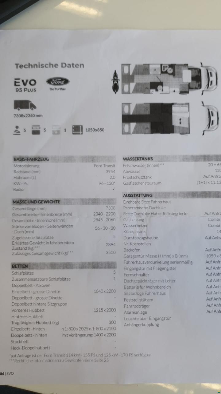 Ford Rimor EVO 95 PLUS