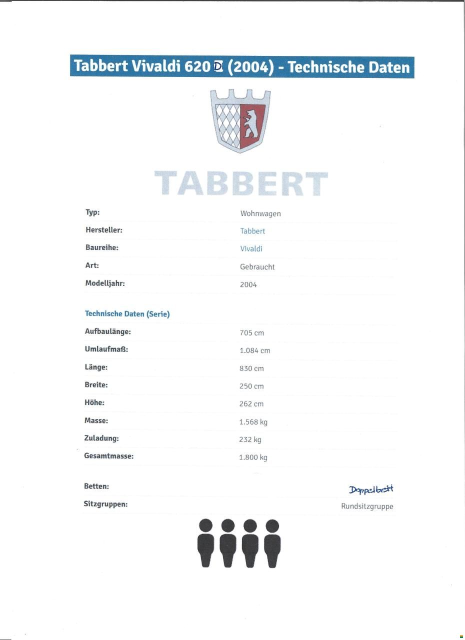 Tabbert Vivaldi 620 D