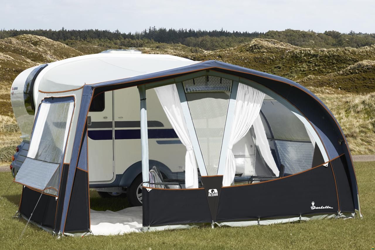 Adria Top Reise- Wohnwagen mit Vorzelt