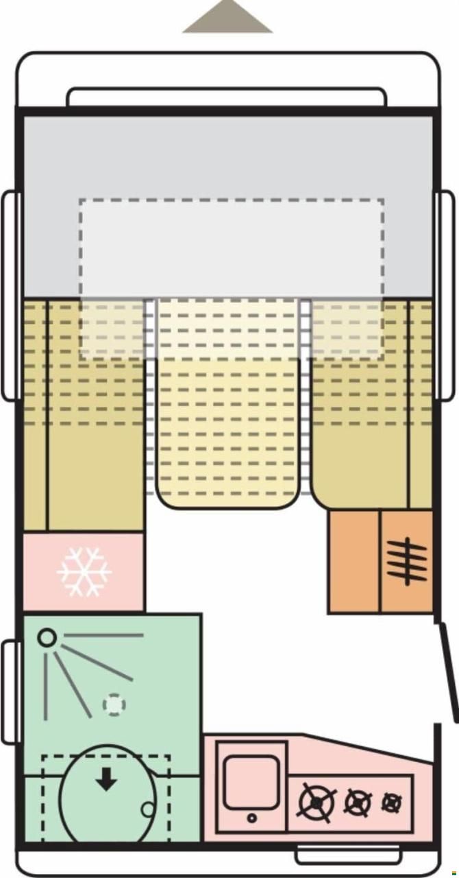 Adria Top Reise- Wohnwagen mit Vorzelt