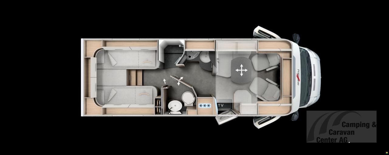 Malibu T 470 RB-LE lightweight 3.5t