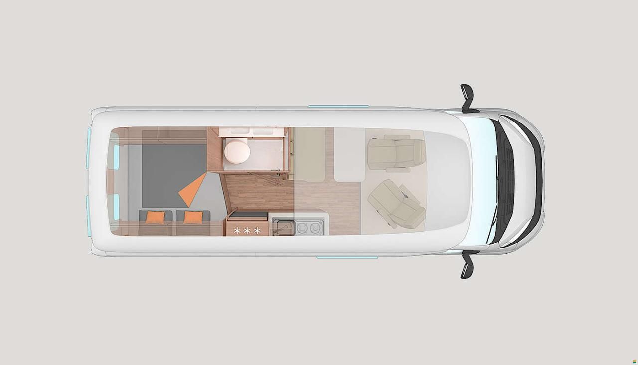 Weinsberg Cara Bus Grey 600 MQH Edition Fire