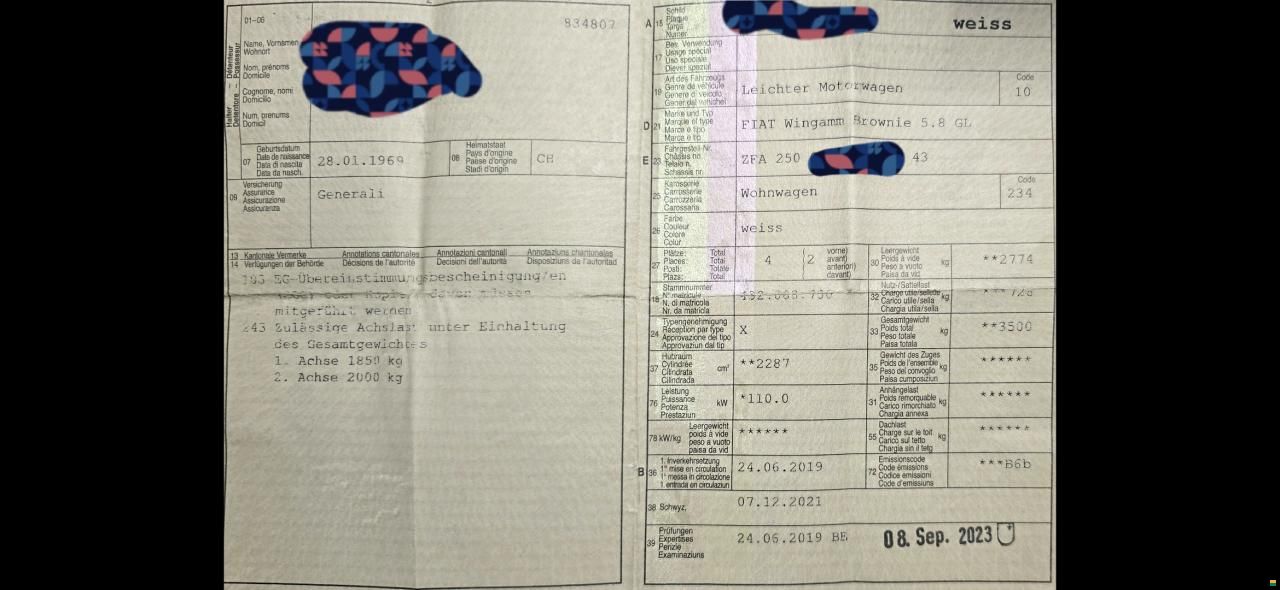 Fiat Wingamm Brownie 5.8 GL