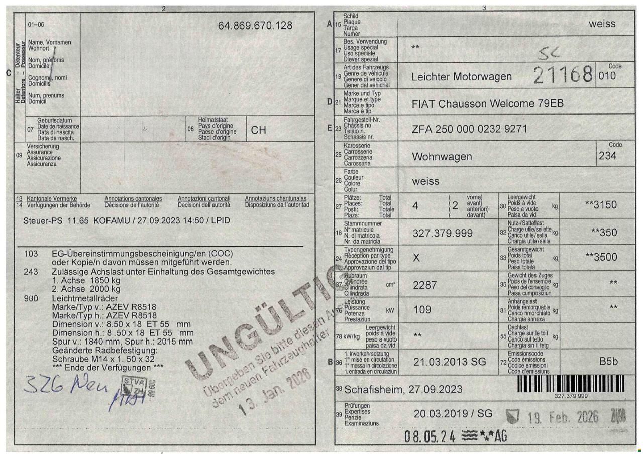 Chausson Fiat Welcome 79EB