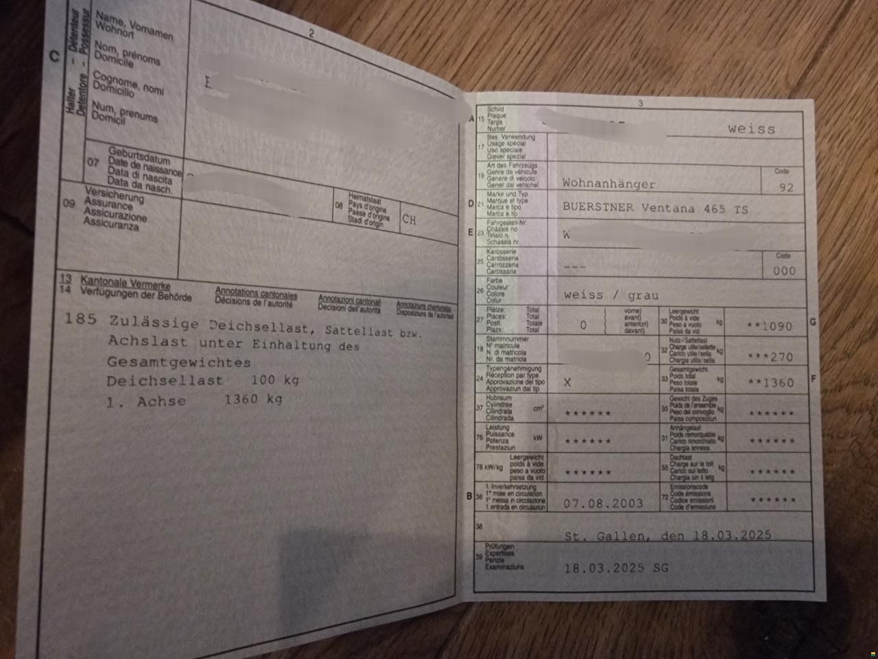 B&uuml;rstner Ventana 465 TS