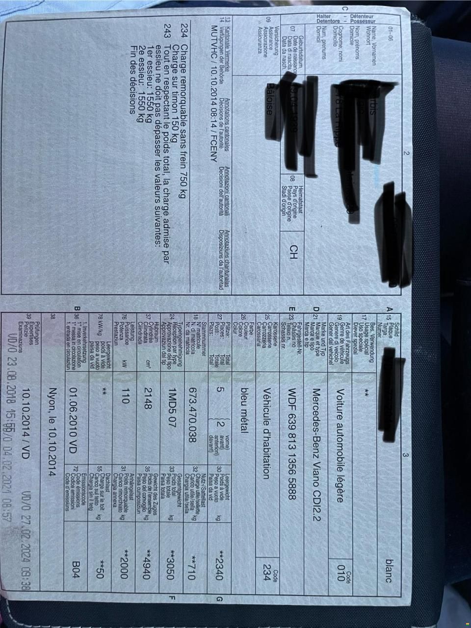 Mercedes Benz Viano CDI2,2