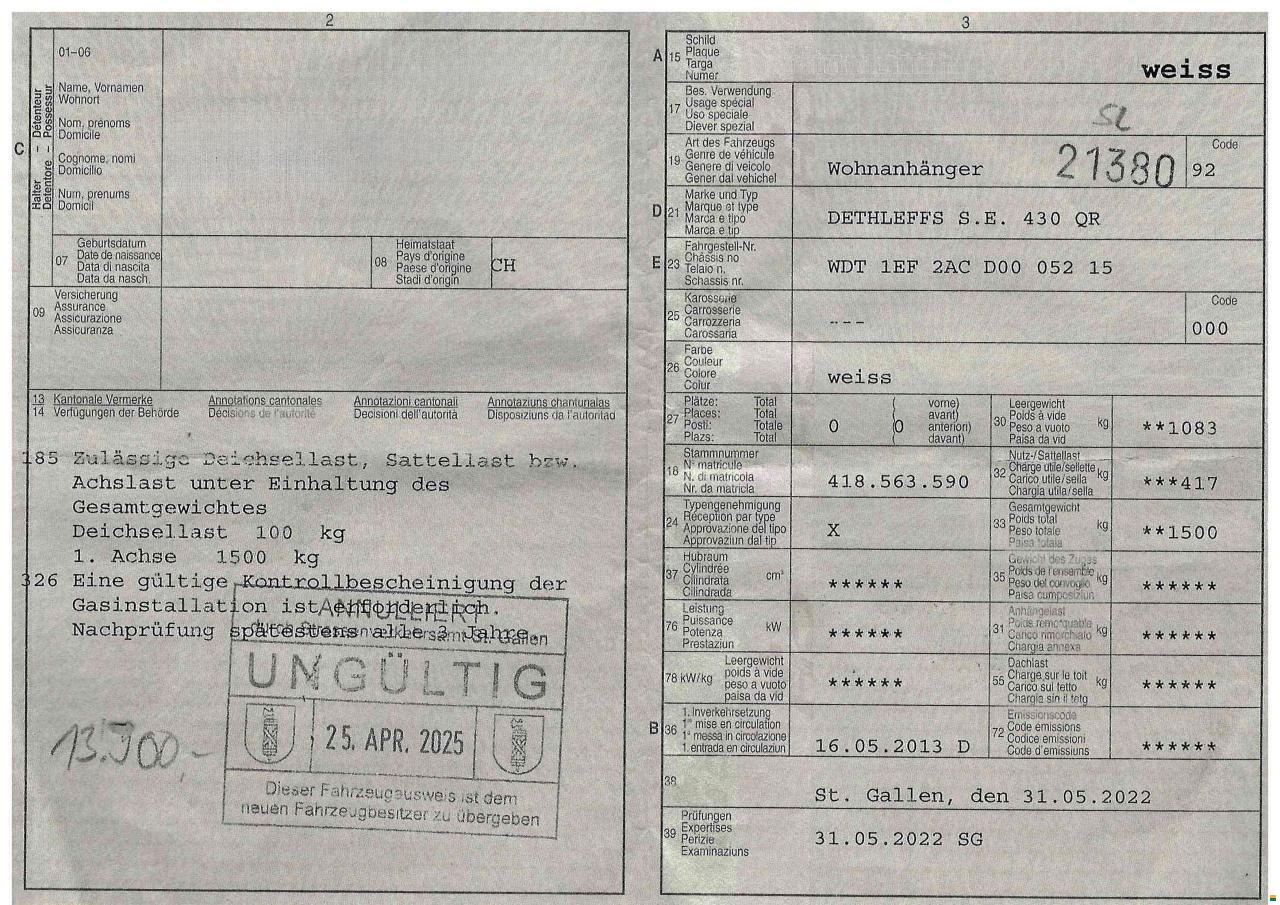 Dethleffs S.E. 430 QR