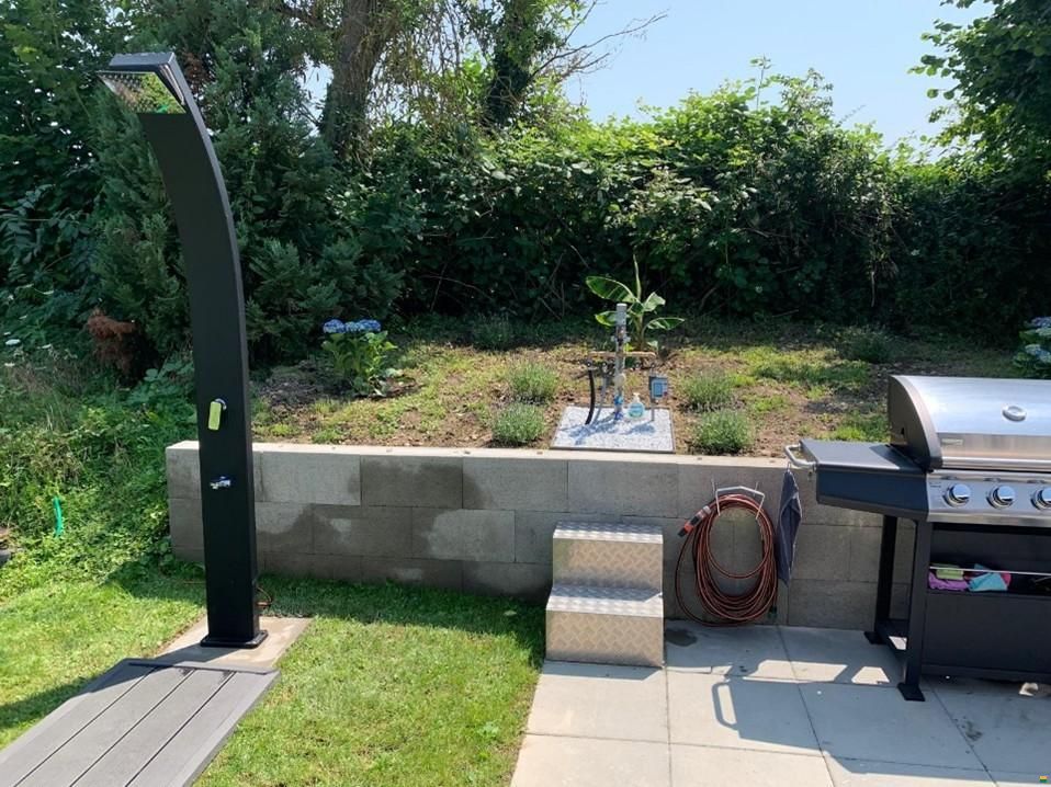 Wilk Wohnwagen mit Holzvorbau