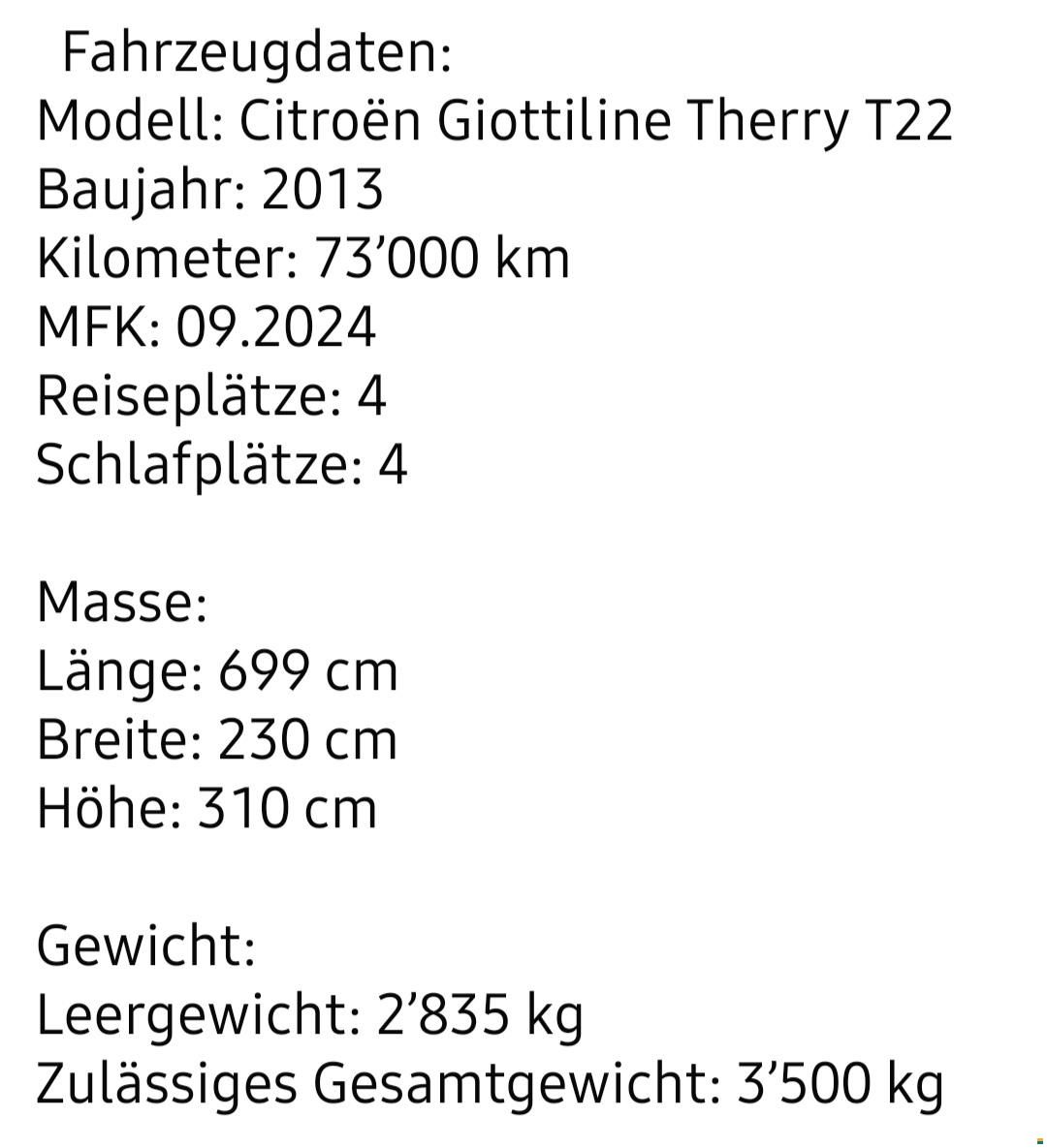 Citroen Citroën Giottiline Therry T22