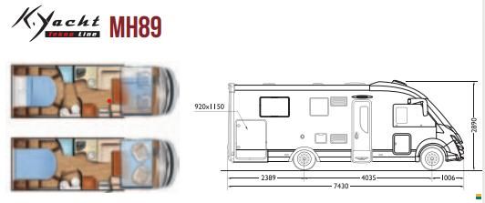 Mobilvetta K-Yacht 89