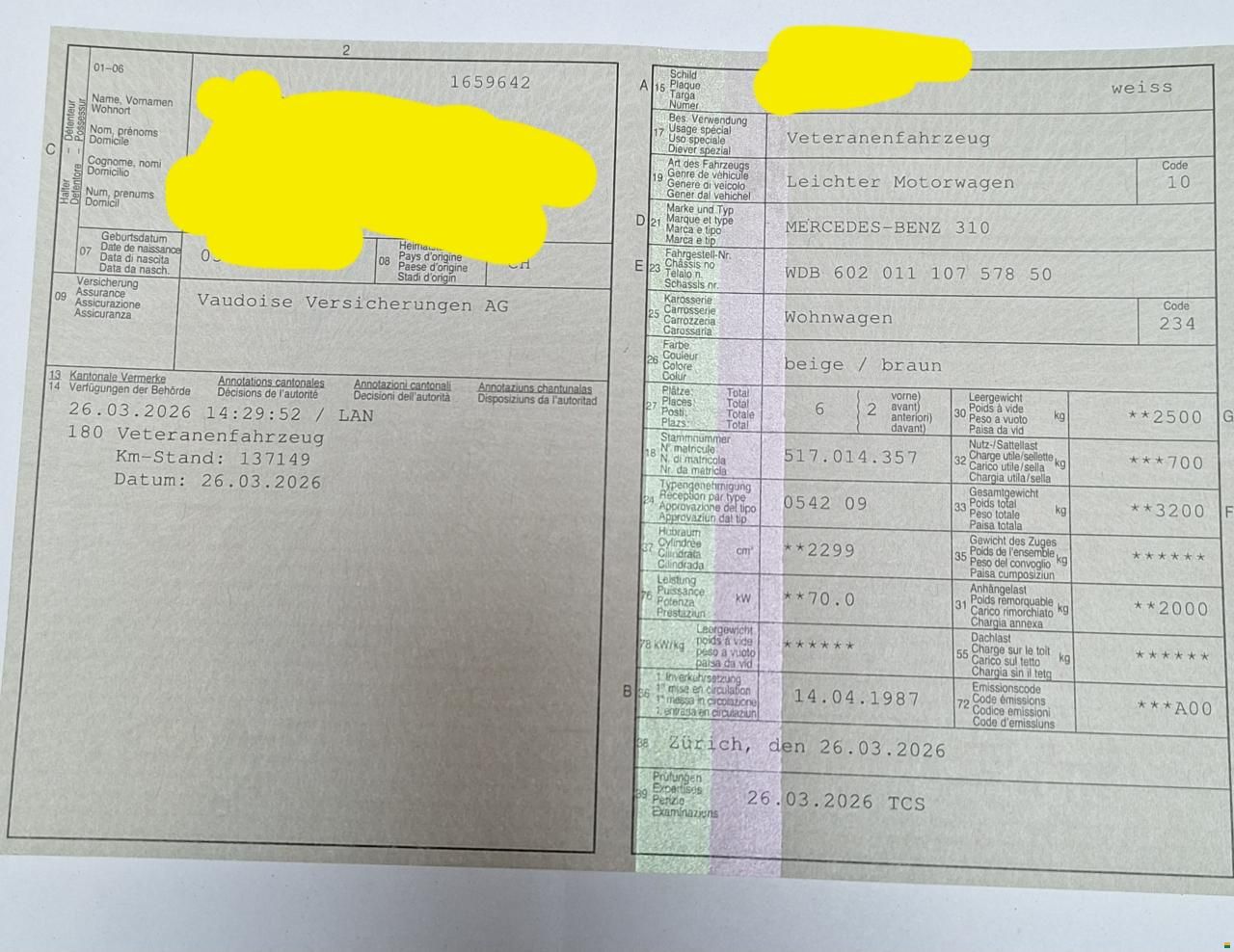 Hymer Hymermobil 544 / Mercedes-Benz