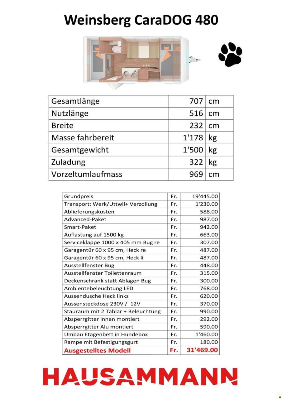 Weinsberg CaraDog 480 QDK
