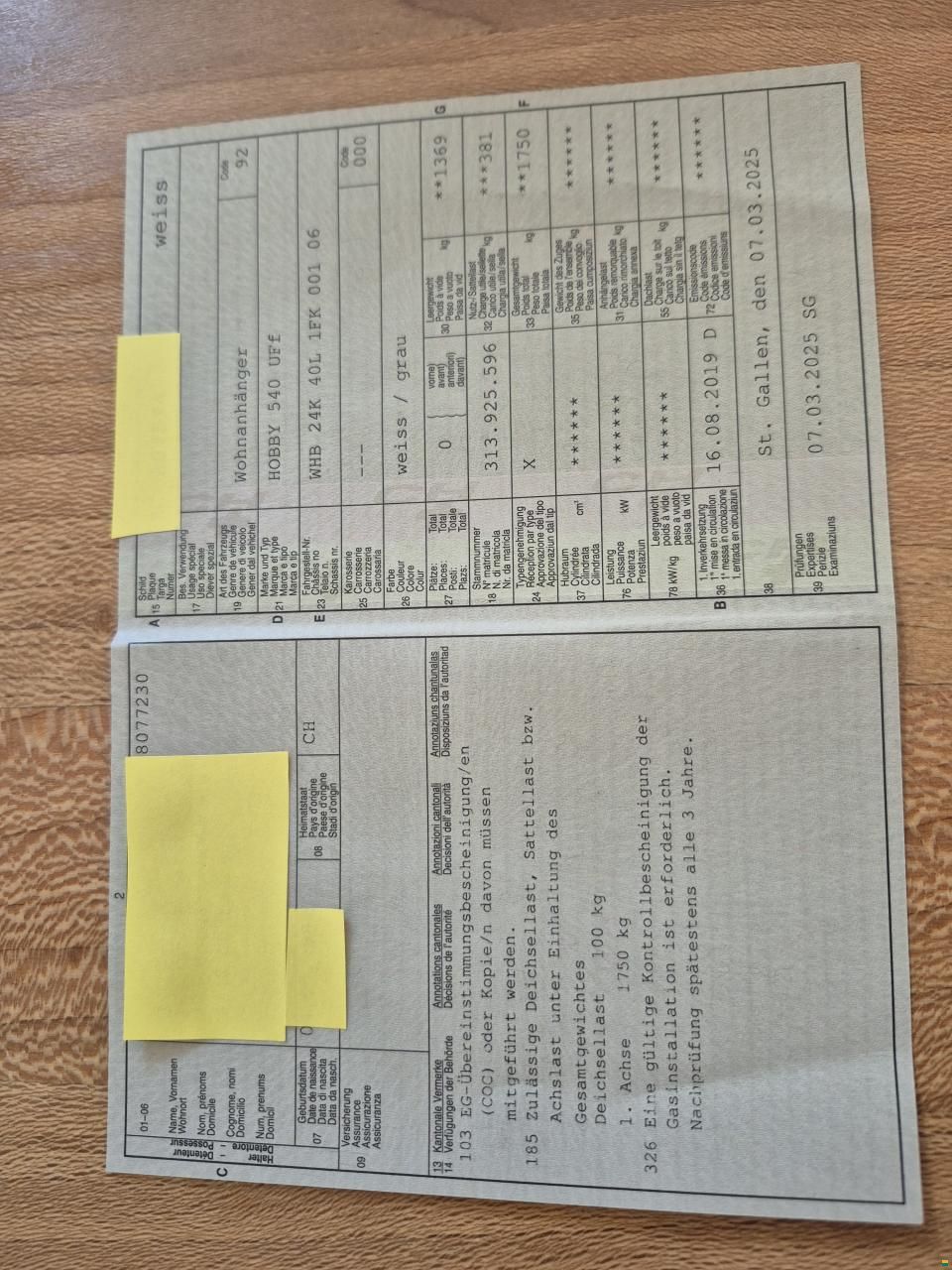 Hobby Excellent 540 UFf