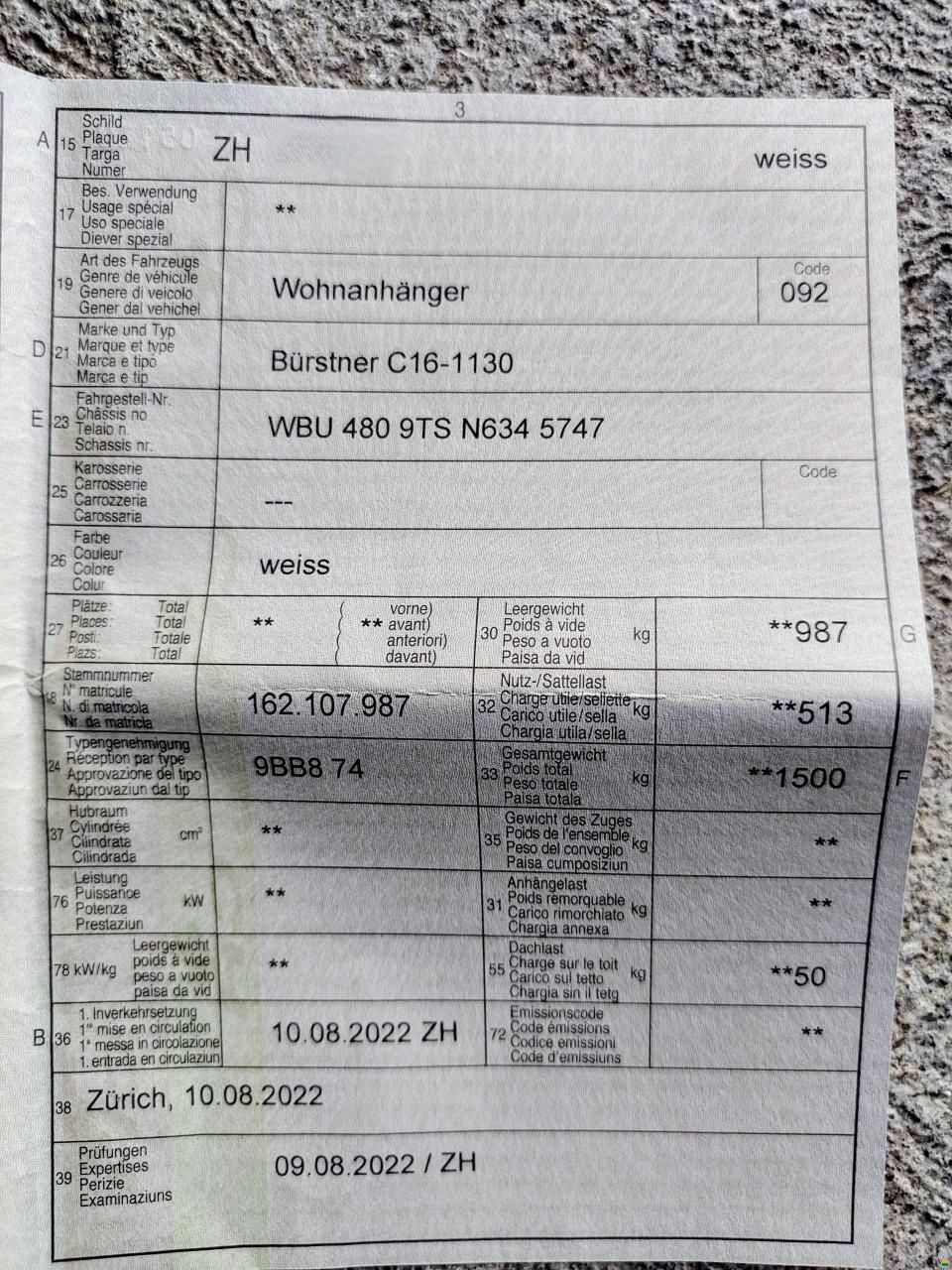 B&uuml;rstner Premio Life 480 TS
