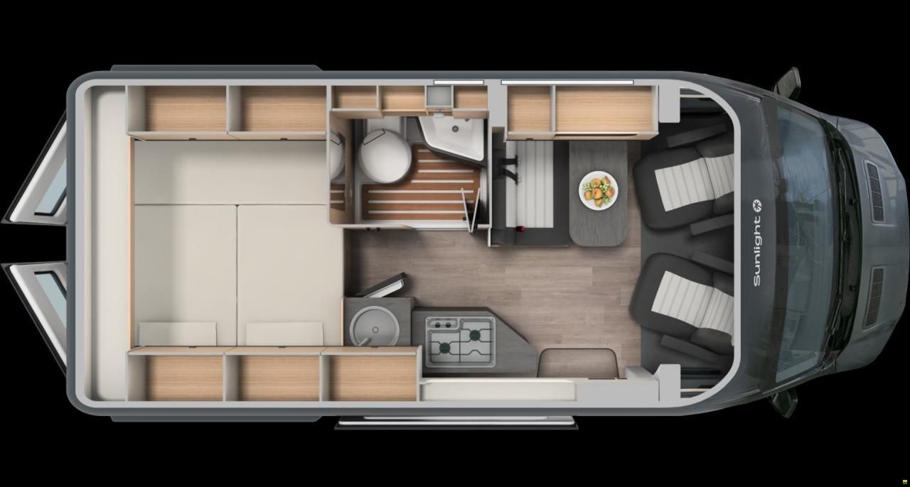 Sunlight Cliff 590 4x4 Green Trek Ford
