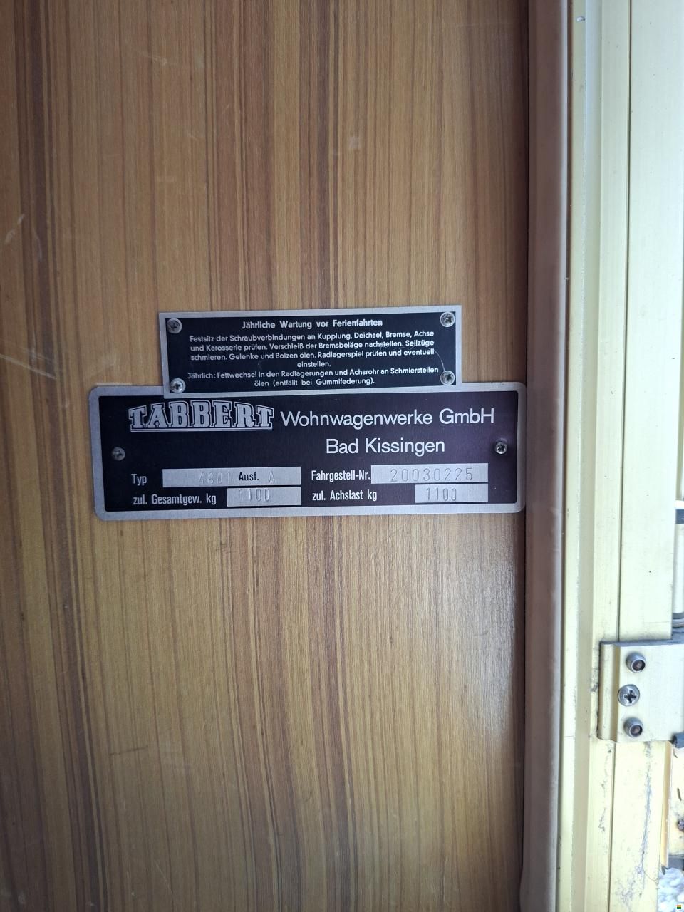 Tabbert 4801