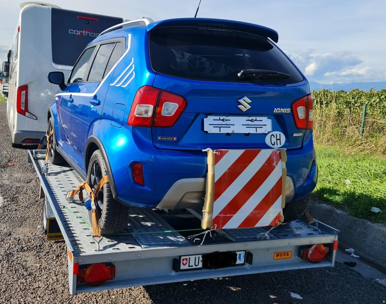 Anh&auml;nger-Personenwagentransport