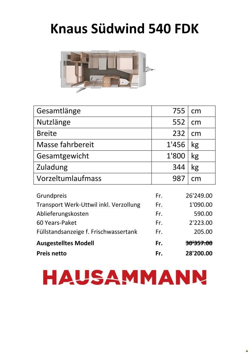 Knaus Südwind 540 FDK