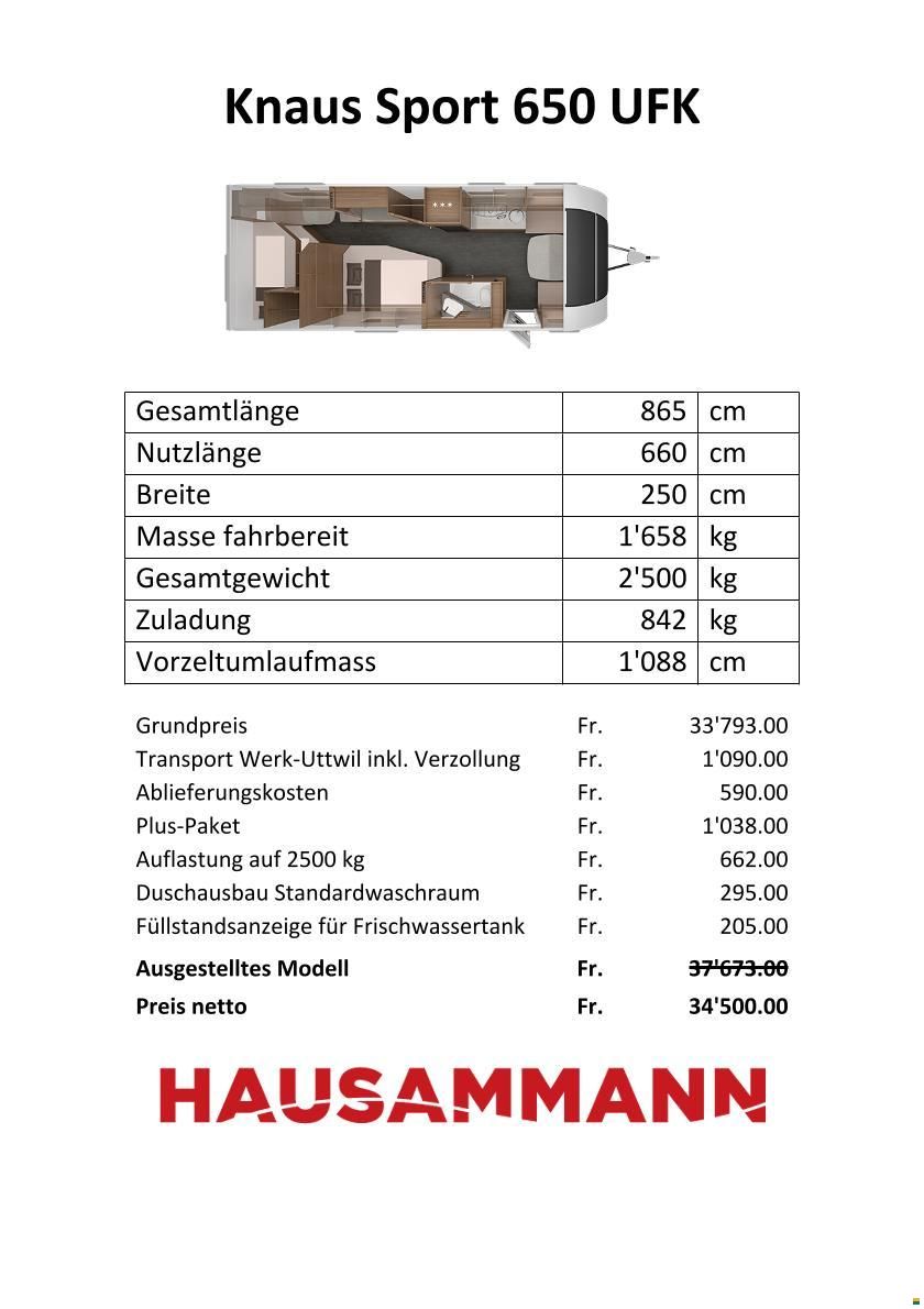 Knaus Sport 650 UFK