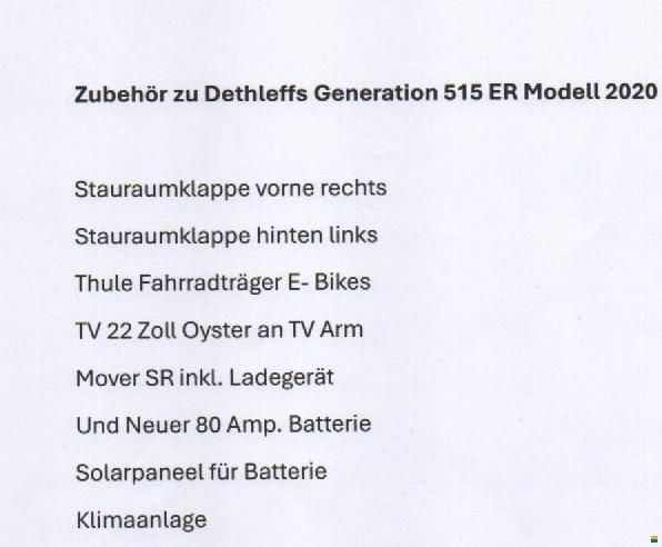 Dethleffs 3EM Generation 515 ER