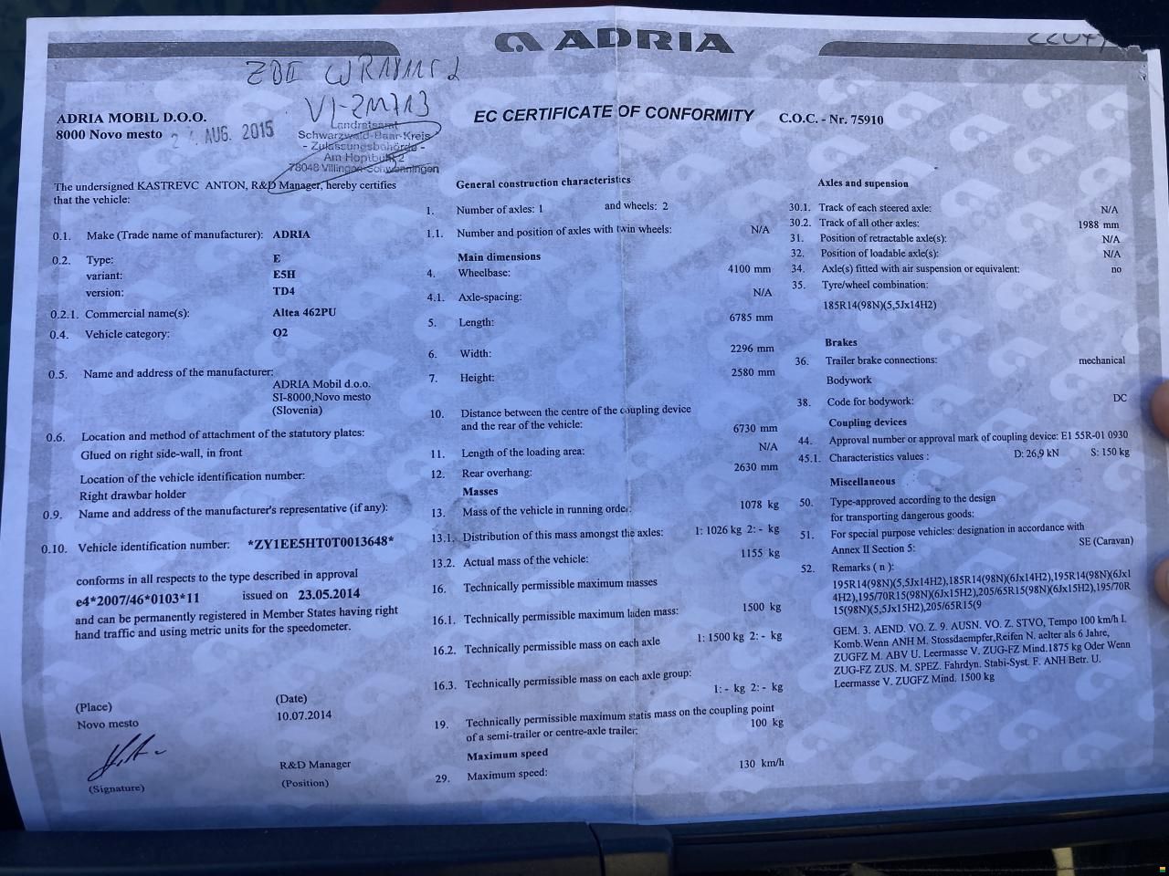 Adria Altea PU 472