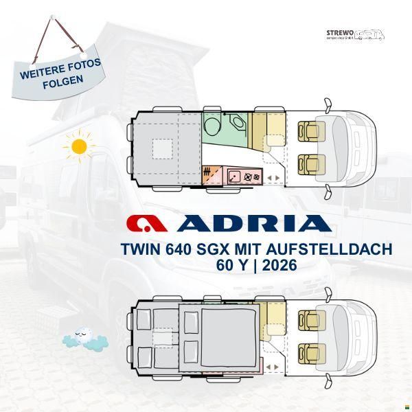 Adria Twin 640 SGX PopTop | 60 Y 2026