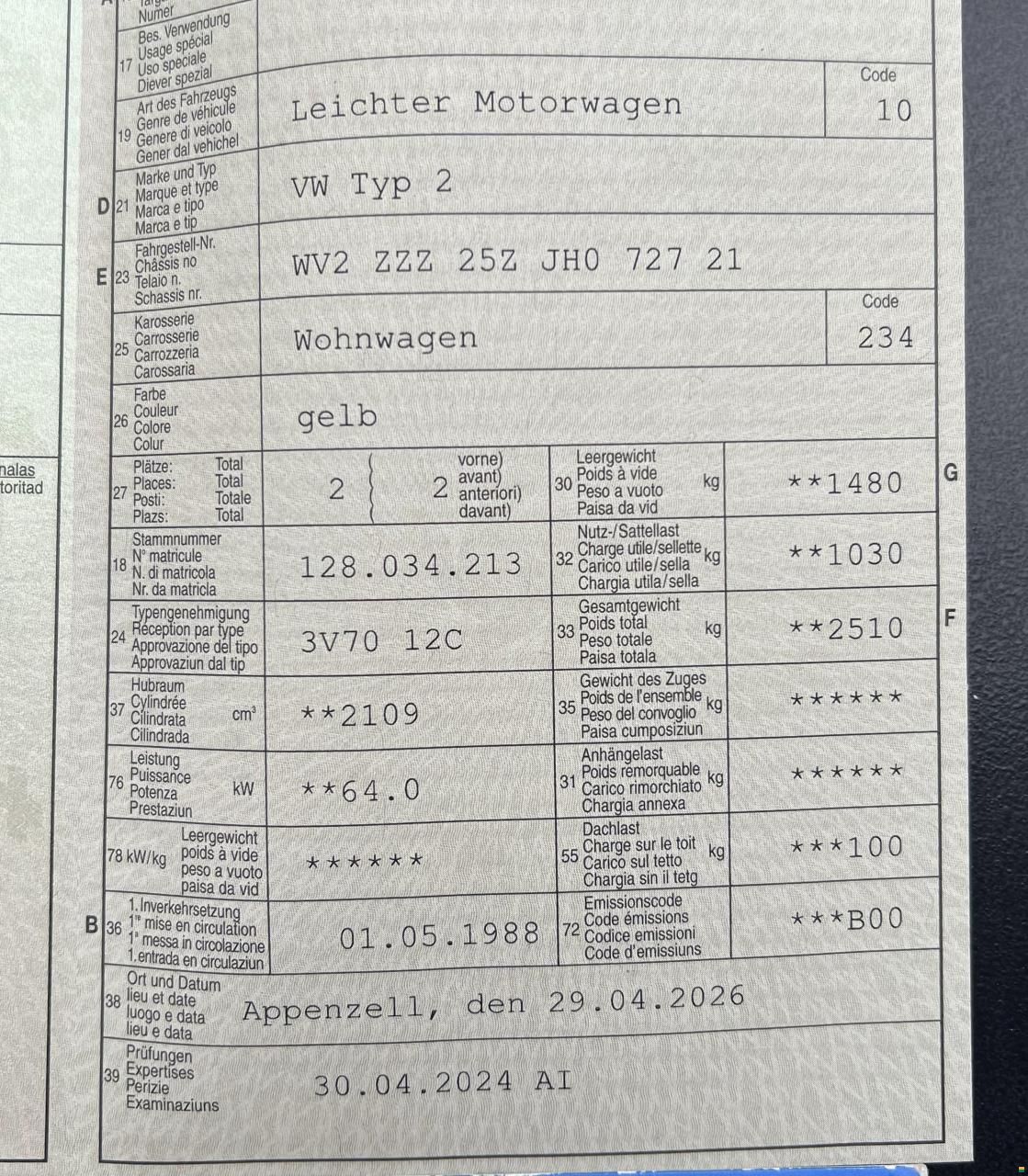 VW Bus T3