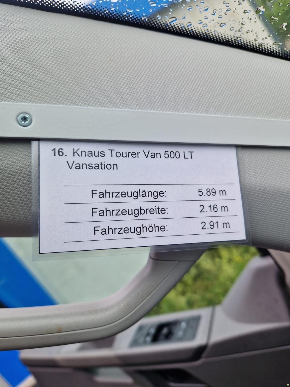 Knaus VW VAN Tourer 500 LT