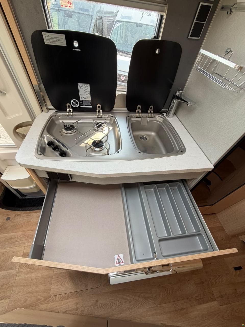 Mercedes Benz ***HYMER 580BMC***NEUWERTIG**LÄNGSBETT**