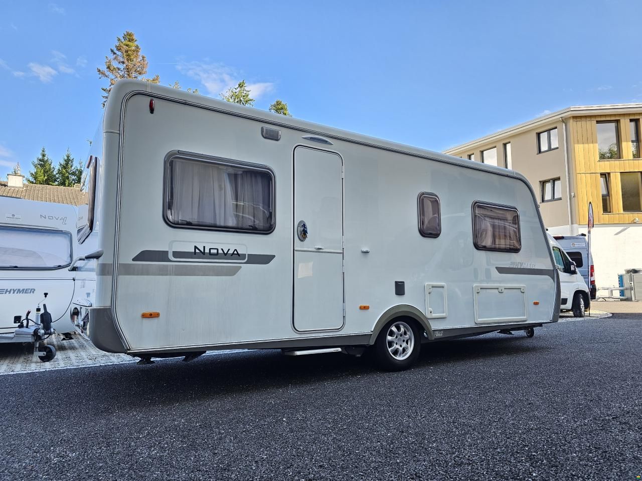 Hymer Eriba 530 mit Einzelbett, Mover!