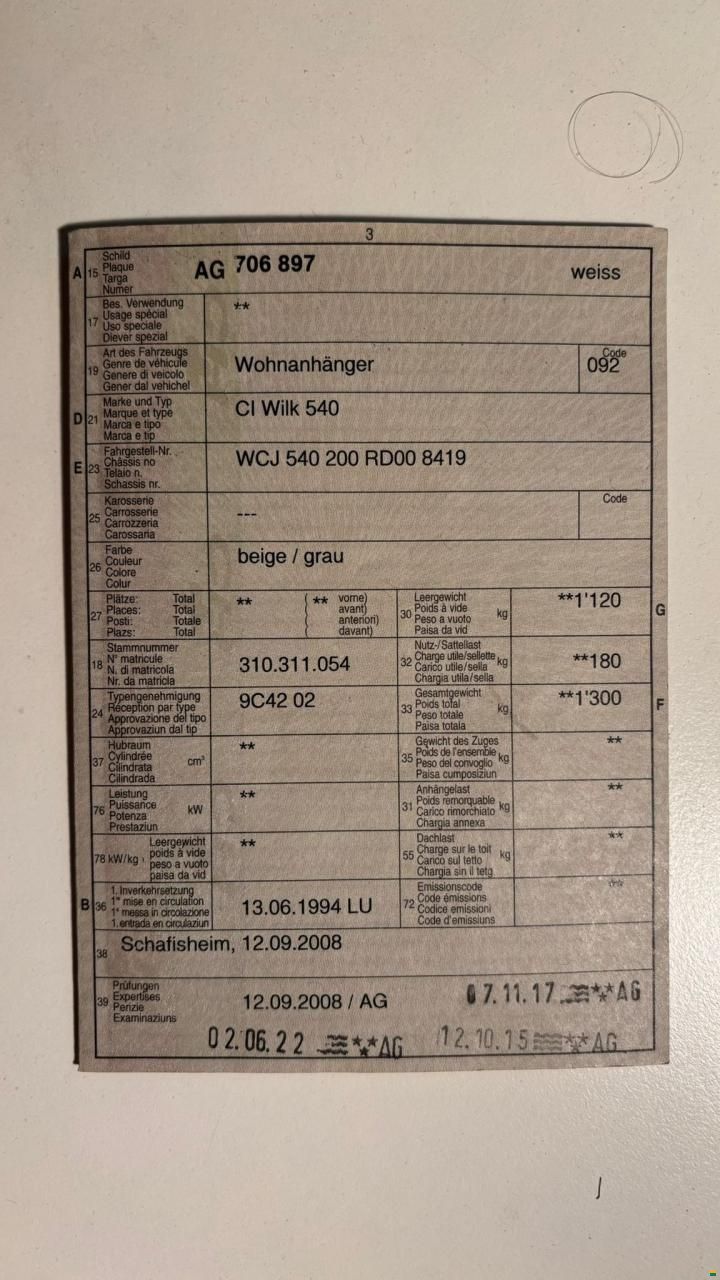 Wilk De Lux CI 540