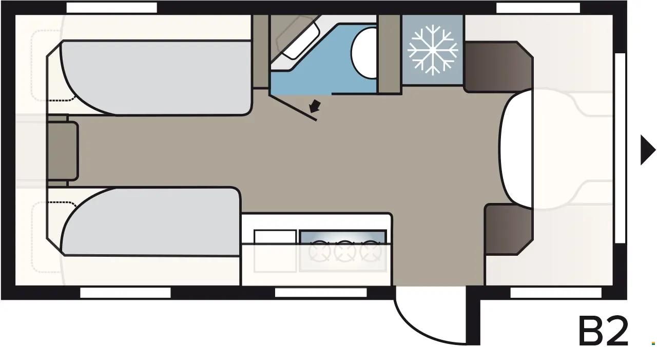 Kabe Estate 470 GLE B2 2,3m M26
