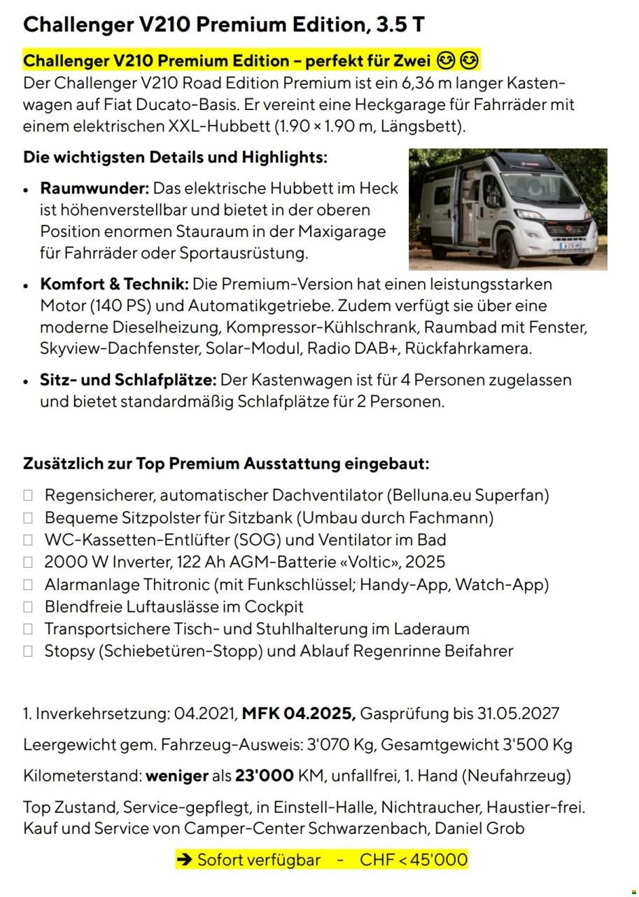 Challenger V210 Premium Edition