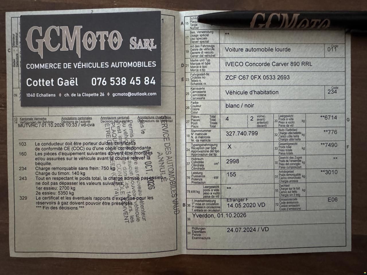 Concorde Carver 890 RRL